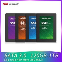 SSD 내장SSD 컴퓨터SSD 노트북SSD교체 hikvision ssd 2.5 sata c100 e100 minder 120gb128gb240gb480gb1tb 노트북 30, e100 128GB
