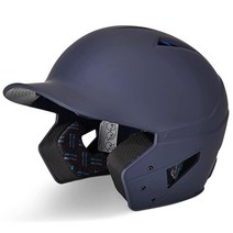 CHAMPRO HX Gamer 퍼포먼스 야구 배팅 헬멧 단색 매트 마감, NAVY