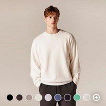 지오다노 [지오다노]023510 프렌치 테리 솔리드 크루넥 맨투맨