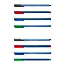 스테들러 트리플러스 삼각볼펜 437 F M, F 블루