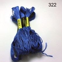 크로스 스티치 실 10개/크로스 실/커스텀 색상 02, [01] 6 가닥, 322_6 가닥