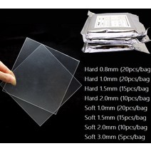 치과 교정 부목 리테이너 슬라이스 진공 열 성형 시트 하드 소프트 0.8-3.0 재료, 07 Soft 2.0mm