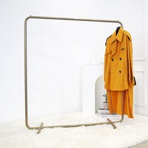 코코디피 나귀 옷가게 튼튼한 철제 디자인 옷걸이 행거 맞춤 주문제작 의류 매장용, 브론즈붓칠