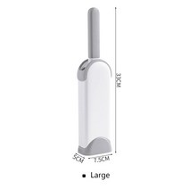 Xiomi 매직 린트 리무버 의류 린트 롤러 재사용 가능한 헤어 클리닝 브러시 정적 먼지 가정용 코트 애완 동물 모피 리무버 브러쉬, L grey