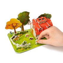 민화샵 폼보드 3D 입체퍼즐 (24종 택1)1053208, 가게-호텔 UDOPP007C