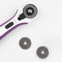 칼날 교체용 칼날 ) 로터리 원형 28mm 재단칼날 (2pcs)