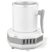 급속냉동컵 미니 제빙기 냉음료 급속냉동기, 북유럽 블루 420mL 50W