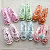 퀼트 실내화 면 슬리퍼 여성 거실 덧신 실내 층간소음 천 퀼팅 누빔 어린이집 유치원, 모음 03