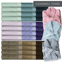 송월타올 송월 호텔수건 샤워가운 기획전, 04.벨르170g40수, 10)코지그레이10장