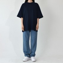 옷자락 [옷자락] 여자 남녀공용 가성비 기본 반팔티셔츠