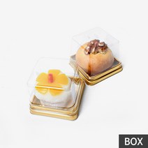 더팩컴퍼니 화과자케이스 검정 금색(600개 4800개), 1박스, 금색 4800개