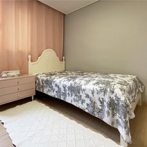 마우미오 프렌치 뜨왈 풍기인견 홑이불, 그레이쉬블루