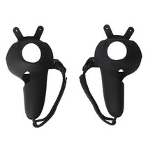 VR게임 Oculus Quest 2 VR 터치 컨트롤러 실리콘 보호 커버 스킨 핸들 그립 액세서리, 한개옵션1, 09 black3