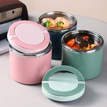 보온도시락 휴대용 스테인리스 국컵 티포트 보온통 도시락 싱글 국담기 밀봉된 죽컵 북유럽스타일의 아침 컵 T04-핑크 스테인리스 내피 1L, T03-블루 스테인리스 내피 630ml