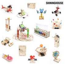 생명과학실험키트 오토마타 나무토막 물리 화학 톱니바퀴 만들기 기구 놀이 도구 교구 모음, 033.태양열감지기