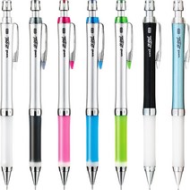 유니 알파겔 슬림 샤프 0.5mm 낱개 / 충격 흡수 겔 그립 / 편안한 그립감 / 슬림한 바디 / 클립 장착 / 말랑한 그립, 로즈 핑크