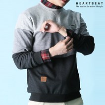 하트비트 바미덴 맨투맨 베이직핏 라운드 긴팔티셔츠 커플룩 단체복 남자 여자 남여공용 커플티 빅사이즈 단체티