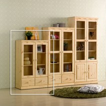 [우아미아이] [우아미가구]코사린 무도장 원목 장식장 1200, 색상:무도장