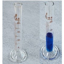유리메스실린더 20ml 1pcs 경질유리 aco-g
