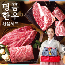 금우촌 프리미엄 한우 선물 세트 추석 명절 스테이크 소 갈비 채끝 등심 안심 사골 쇠 고기 선물셋트, 01. 금우촌 명품한우선물세트