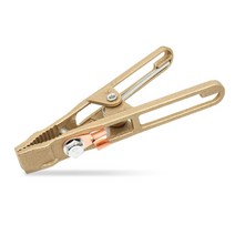 용접기 어스선 홀더선 용접 접지 클램프 휴대용 모양 높은 전도성 260a 녹슬지 않는 케이블 고정 접지 클립 액세서리 교체, 없음