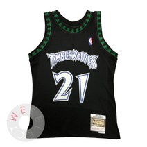 NBA 1997-98 미네소타 팀버울브즈 케빈 가넷 알터네이트 하드우드클래식 스윙맨 져지 유니폼