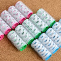 셀프 앞머리 볼륨 펌 구르프 헤어롤 웨이브 파마 헤어컬 머리마는 롤, 중형