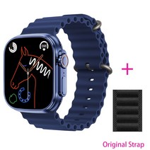 (에서 선박 us) 원래 49mm IWO 스마트 워치 WS18 울트라 시리즈 8 남자 여자 NFC IP68 방수 블루투스 전화, 21 Add 1 nylon_01 49mm