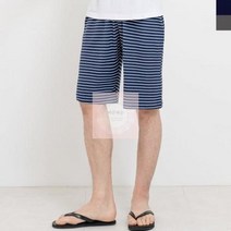 남자 여름 빅사이즈 반바지 5부 스트라이프 허리 밴딩 국산 팬츠
