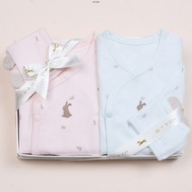 에뜨와 토리배내저고리 핑크+민트 07Q1 17004 (쌍둥이 출산선물)
