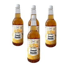 스키니푸드 Skinny Food Co. French Vanilla Coffee Syrup 영국 코스트코 프렌치 바닐라 커피 시럽 1L, 4팩