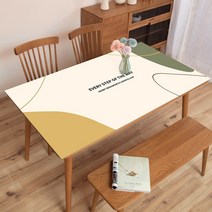 폴라도레 방수 PVC 가죽 식탁보 4인 6인용 빈티지 테이블보, 2.4인용(120x80cm), 13.모든순간