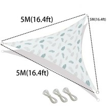 canopy tent 태양 보호소 전망대 정원 태양 그늘 천 파티 야외 돛 방수 천막 스크린 방수 천막 베이지 회색 인쇄, 5x5x5 인쇄