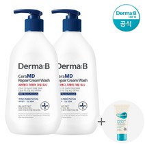 더마비 세라엠디 리페어 크림 워시 400ml 1+1+튜브견본(랜덤), 단품