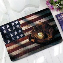 CAMMITEVER 축구 필드 러그 카펫 거실 축구 잔디 농구 스포츠 매트 미국 야구 공 매트 360g, baseball_400mm x 600mm