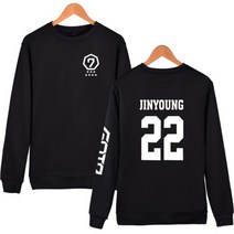 Got7 Kpop 후드 o넥 풀오버 핑크 스웨터 Jackson Mark JB JR Hoodie Sudaderas Mujer Never Ever, L, Black JINYOUNG 22