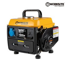 워크사이트(WORKSITE) 엔진 발전기 EGT102 2행정 최대1000W 소형 휴대용 캠핑용, 1개