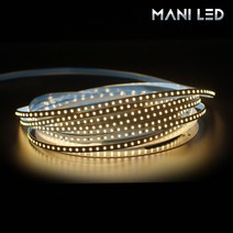 24V LED바 20M롤 스트립 줄조명 고휘도 슬림 플렉시블 LED, 웜화이트 3000K