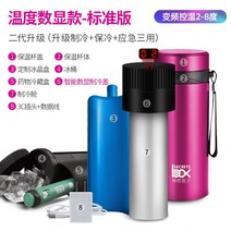 인슐린 보냉 가방 보냉팩 약냉장고 케이스 보관 보냉백 파우치 냉장고, 지능형 디지털 디스플레이 버전-사진 참조