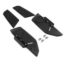 오더봇 야마하 티맥스 560 530 DX 발판 CNC 알루미늄 2017년식 이상 TMAX T-MAX 튜닝 파츠 용품, 블랙