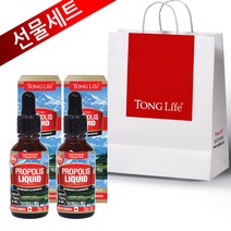 선물세트+쇼핑백 Canada 캐나다정품 통라이프-플라보노이드463mg- 프로폴리스액상30ml-구강 향균작용 항산화에 도움을줄수있음-2병, 2개입