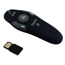 리모컨 찾기 새로운 2.4Ghz 무선 RF 제어 IR PPT 발표자 USB 페이지 터닝 펜 프리젠 테이션 컨트롤러 PC 용, 01 black
