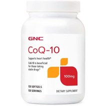 지엔씨 코큐텐 코엔자임 Q10 100mg 120정 GNC, 1팩