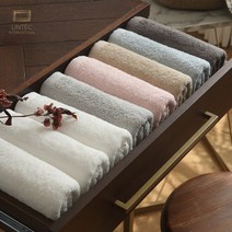 린텍인터내셔널 프리미엄40수 코마사180g 세면타올 세안수건 호텔타월 6종류 10장세트, 라이트그레이 10장