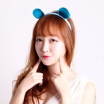 기타 바보사랑[파티해]깜찍이 미키머리띠 (블루), 실버