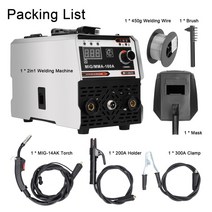 논가스용접기 MIG MMA TIG-160C 용접기 반자동 IGBT 인버터 전기 2 인 1, 02 Welding Machine, Welding Machine