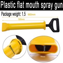 고압분사 스프레이건 시멘트 총 mortar caulking gun 스테인레스 스틸 입, 03 Plastic 2