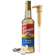 토라니 Torani 커피 시럽 25.4온스 펌프포함, 프렌치 바닐라