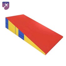 체조매트 경사 구르기 착지 유도 낙법 점프 공중뒤집기 훈련기구 스폰지 삼각매트, 01.S사이즈 120x60x40, A S사이즈 120x60x40