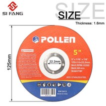 그라인더톱날 비트숫돌원형 수지 그라인딩 휠 톱 블레이드 105/115/125/180mm 금속 절단용 휠 디스크 절단, 04 Style 4